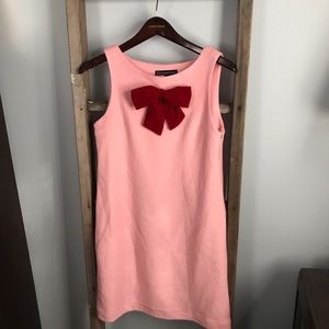 Kiel James Patrick Shift Dress w/ removable bow XS